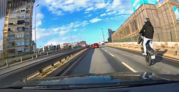 Pendik’te Motosiklet Sürücüsüne Yüksek Ceza Uygulandı