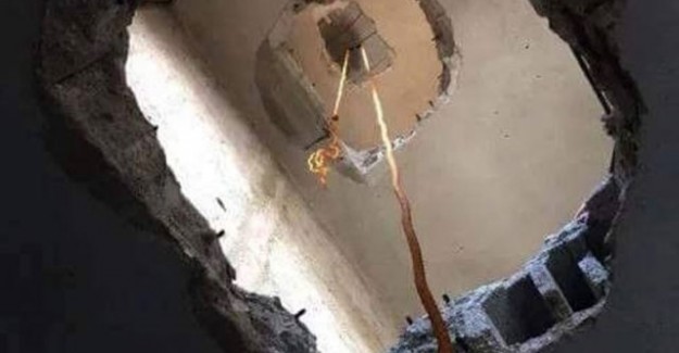 PKK'lılar Binalardan Bakın Nasıl Kaçıyor! Her Katı Delip İple...