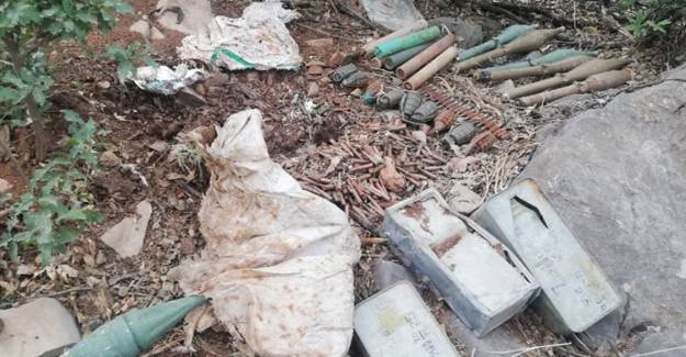 PKK'ya Ait Çok Sayıda Mühimmat Ele Geçirildi