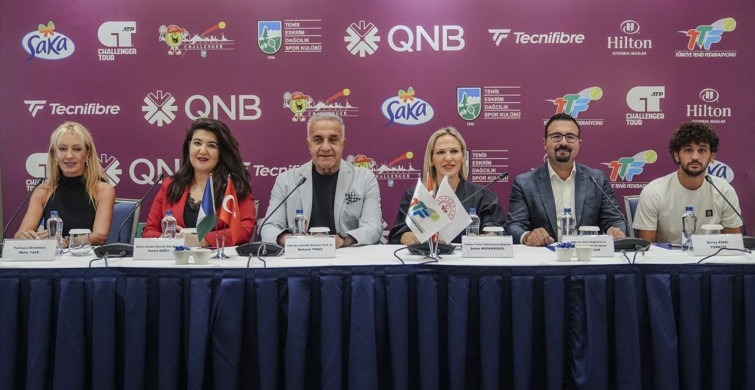 QNB İstanbul Challenger-TED Open Tenis Turnuvası Basın Toplantısı Gerçekleştirildi