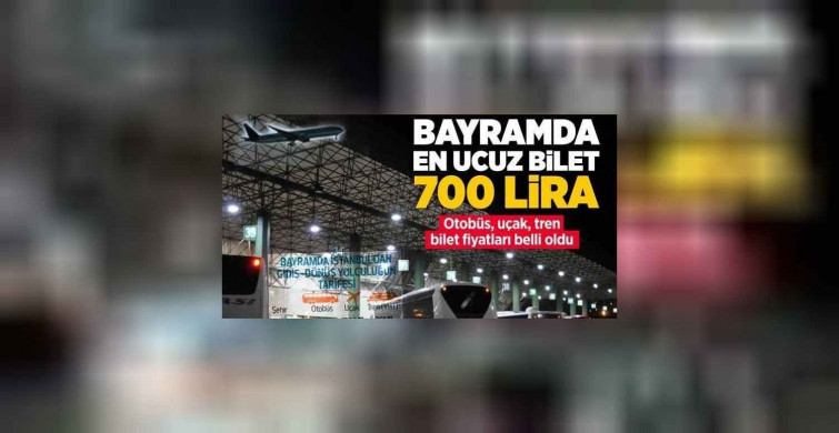 Ramazan Bayramı uçak, otobüs, hızlı tren bilet fiyatları 2022