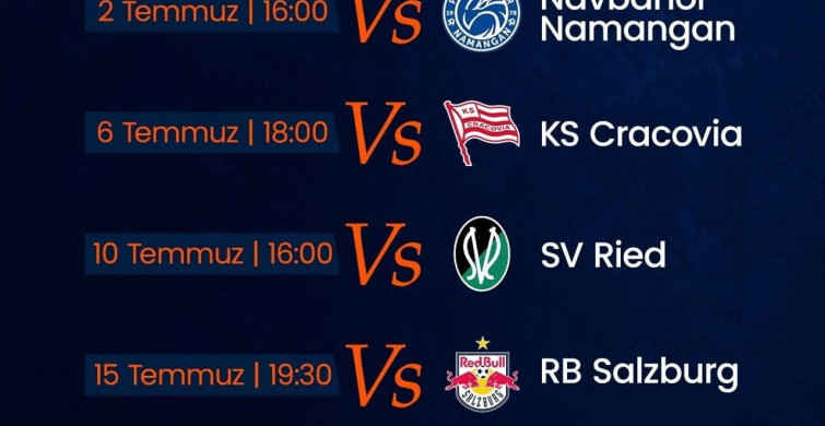 Rams Başakşehir'in hazırlık maçları programı belli oldu