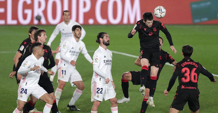 Real Madrid Sociedad'tan Son Dakikada Kurtuldu