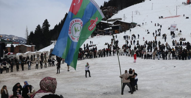 Rize'de 18. Kardan Adam Kış Festivali Coşkusu