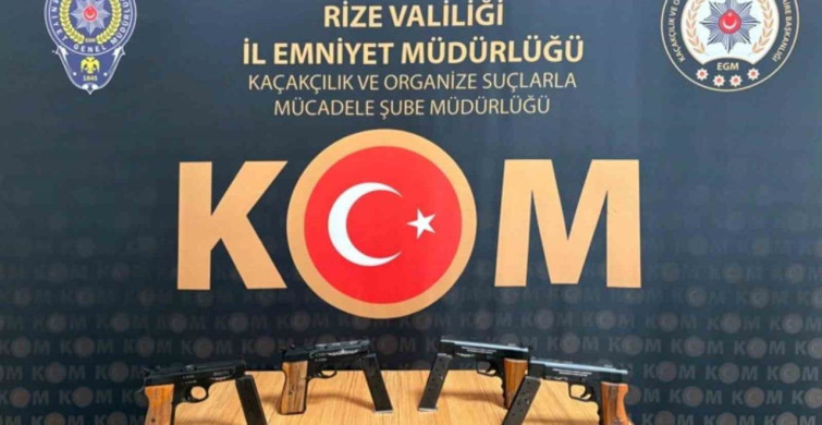 Rize'de Kaçak Silah Operasyonu: 1 Tutuklama