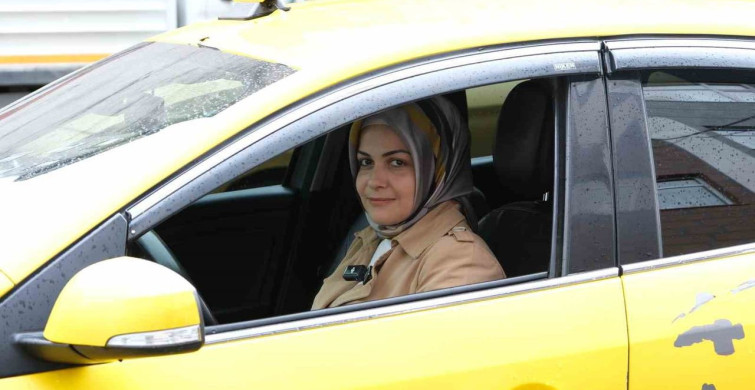 Rize'de Kadın Taksici Havva Paliç'in Başarısı