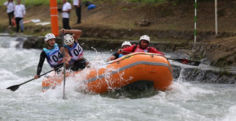 Rize'de Rafting Avrupa Kupası Başladı
