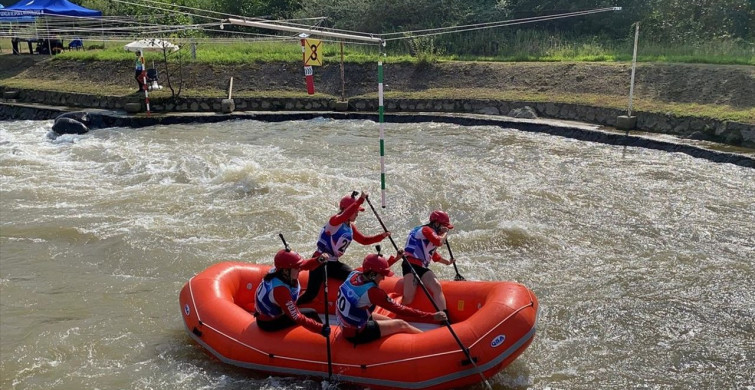 Rize'de Rafting Avrupa Kupası Devam Ediyor