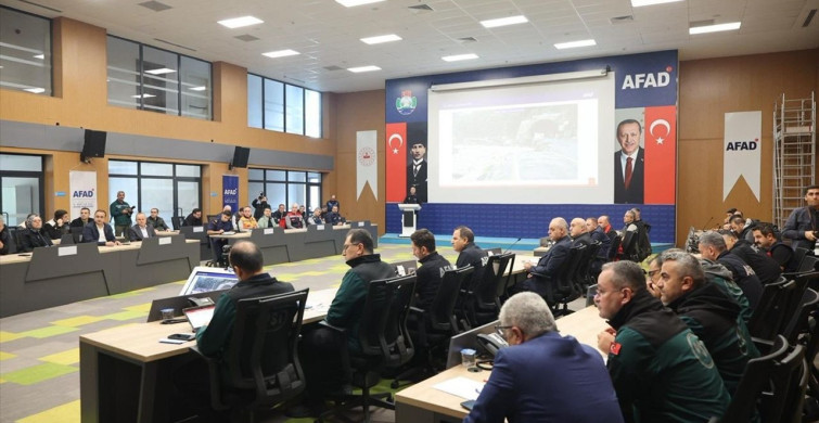 Rize'de Sel Olumsuzlukları İçin Koordinasyon Toplantısı