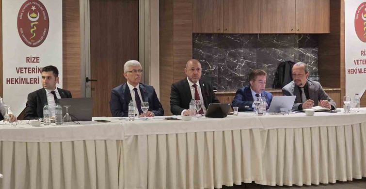 Rize'de Veteriner Hekimleri Birliği Toplantısı