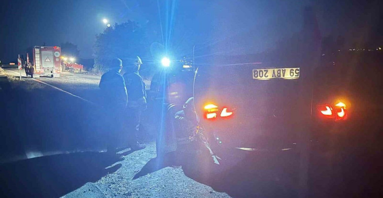 Römorka çarpan otomobil takla attı: 1 yaralı
