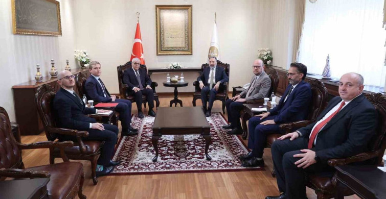 Rusya'nın büyükelçisi vershinin, diyanet işleri başkanı arpağuş ile görüştü