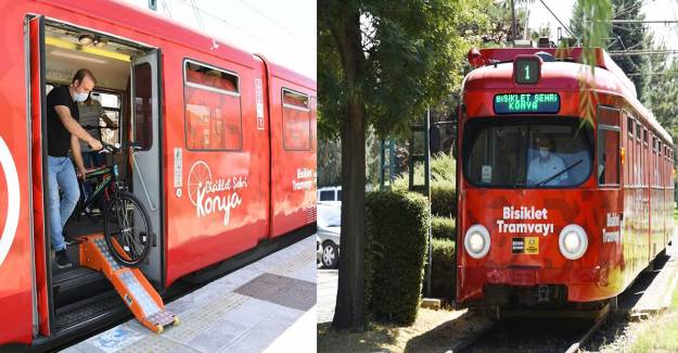 Sadece Bisikletliler İçin Tasarlanan Tramvay Yollarda