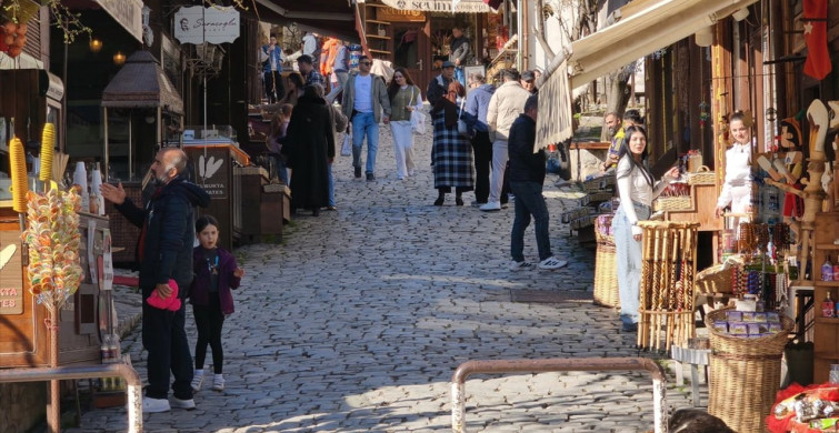 Safranbolu'da Hafta Sonu Turist Yoğunluğu
