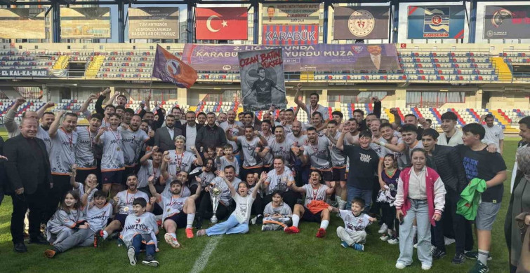 Safranboluspor Karabük 1. Amatör Ligi'nde Şampiyon Oldu