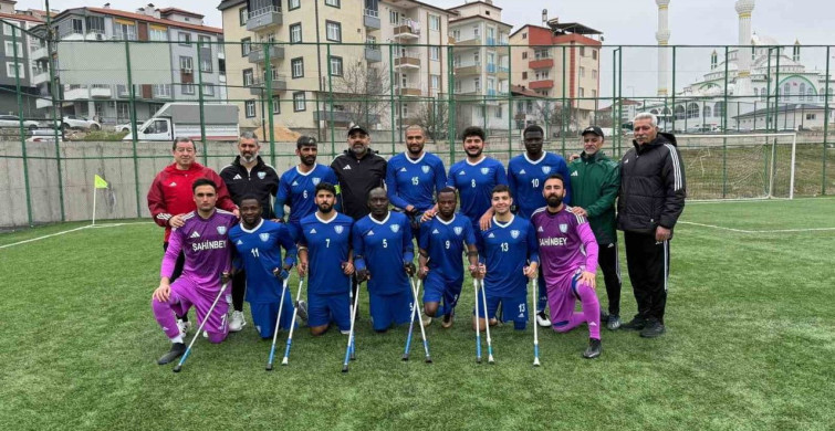 Şahinbey Ampute Futbol Takımı Farklı Galip Geldi