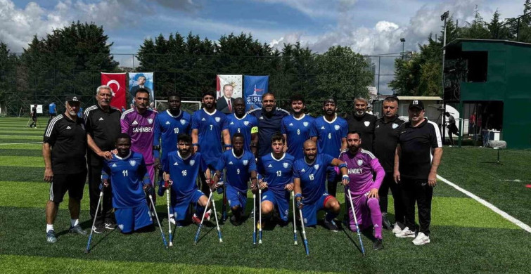 Şahinbey Ampute futbol takımı Türkiye Kupası finaline yükseldi