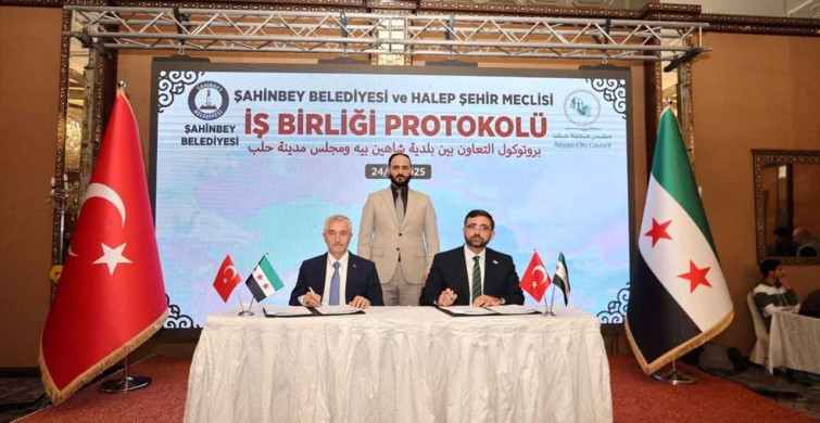 Şahinbey Belediyesi Halep'te Kentsel İşbirliği Protokolü İmzaladı