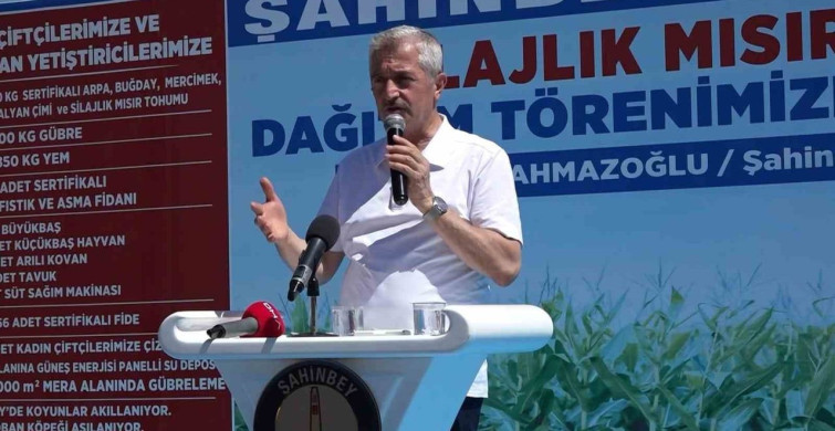 Şahinbey Belediyesi'nden çiftçilere sertifikalı silajlık mısır tohumu desteği