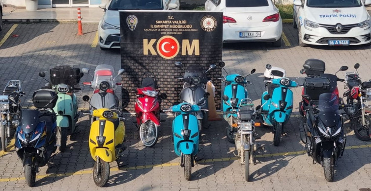 Sakarya'da 19 İl Genelinde Motosiklet Operasyonu: 658 Araç Ele Geçirildi