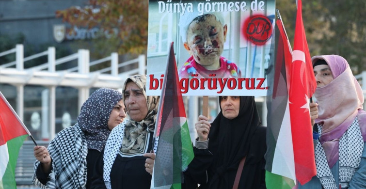 Sakarya'da Gazze Nöbeti: Küresel Sumud Filosu'na Saldırı Kınandı