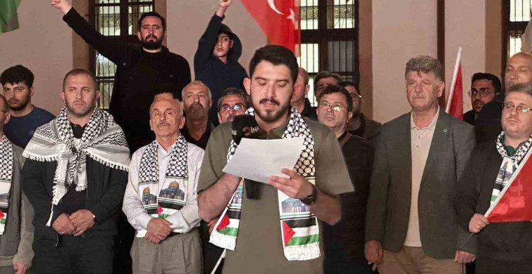 Sakarya’da İsrail'in Küresel Sumud Filosu'na Saldırısına Tepki