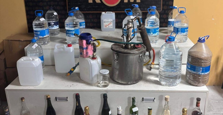 Sakarya'da Kaçak Alkol Operasyonu: 1 Gözaltı