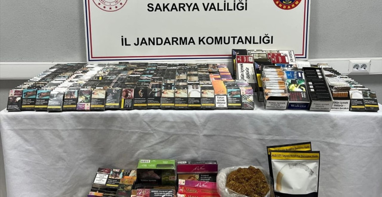 Sakarya'da Kaçak Tütün Operasyonu: 1 Ton 260 Kilogram Ele Geçirildi