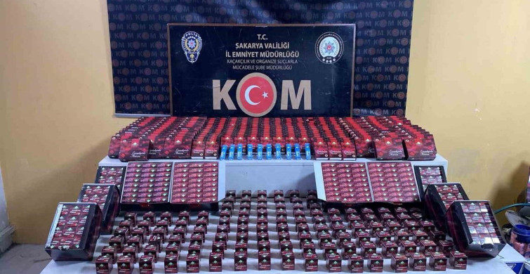 Sakarya'da kaçakçılık operasyonunda 3 gözaltı