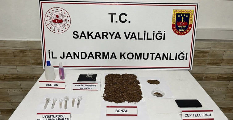 Sakarya'da uyuşturucu operasyonu: 212 kök kenevir ele geçirildi, 3 tutuklama