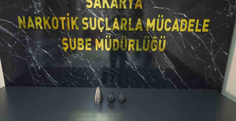 Sakarya'da Uyuşturucu Operasyonu: El Bombası ve Havan Topu Ele Geçirildi
