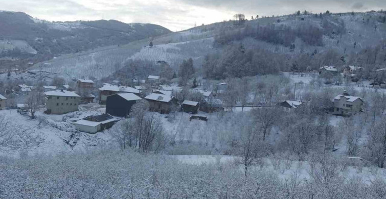 Sakarya'nın Yaylaları Karla Kaplandı