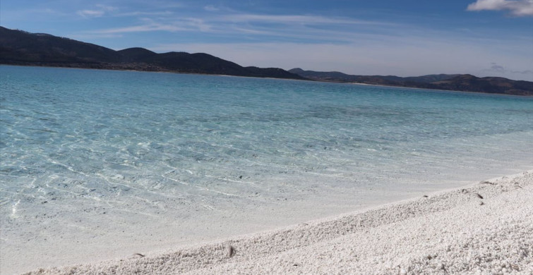 Salda Gölü'nde Su Seviyesi Yükseldi, Kuruyan Göller Yeniden Canlandı