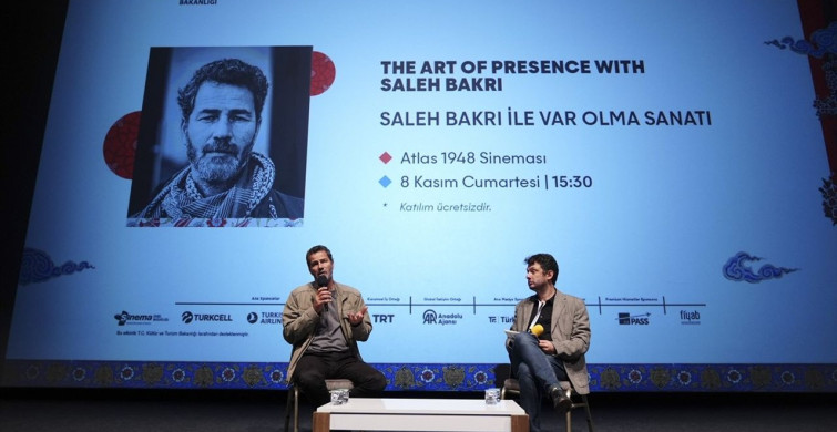 Saleh Bakri'nin Boğaziçi Film Festivali'ndeki Masterclassı