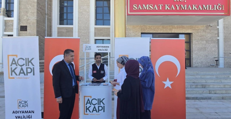 Samsat'ta Açık Kapı Şube Müdürlüğü Bilgilendirme Buluşması