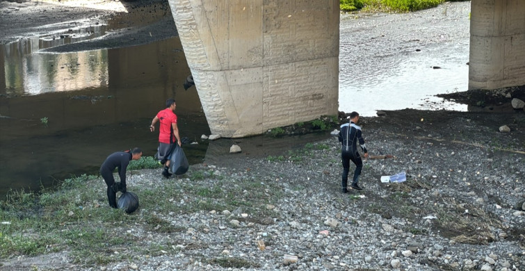 Samsun'da Ceset İhbarı Üzerine Temizlik Çalışması Gerçekleştirildi