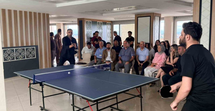 Samsun Çarşamba Devlet Hastanesi'nde masa tenisi turnuvası başarıyla tamamlandı