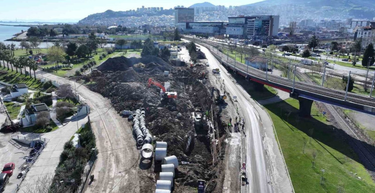 Samsun'da 211 milyon liralık atık su kolektör hattı tamamlandı