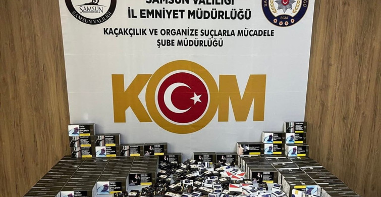 Samsun'da 22 Bin Makaron Ele Geçirildi