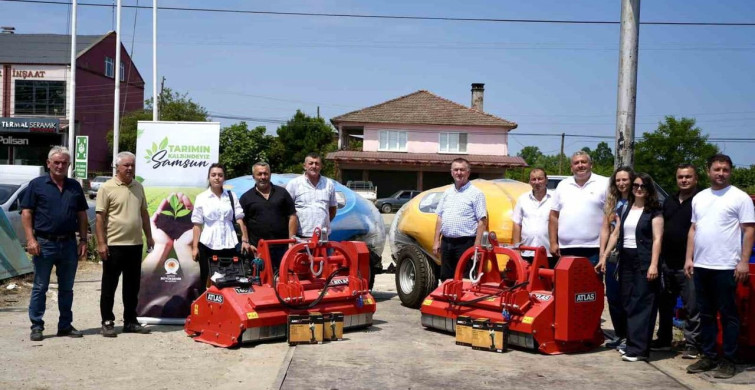 Samsun’da 250 kivi üreticisine makine ve ekipman desteği