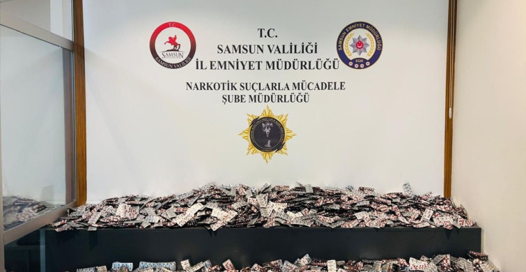 Samsun'da 49 Bin Uyuşturucu Hap Ele Geçirildi