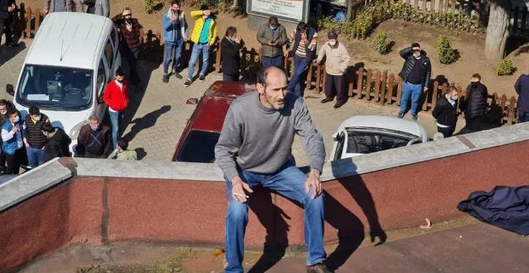Samsun'da Belediye Binasında İntihar Teşebbüsü