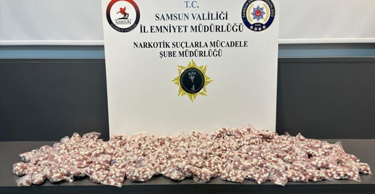 Samsun'da Büyük Uyuşturucu Operasyonu: 11 Bin 300 Hap Ele Geçirildi
