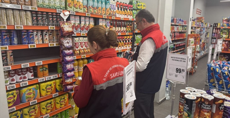 Samsun'da Gıda Denetimleri: 20 Milyon Lira Ceza Kesildi