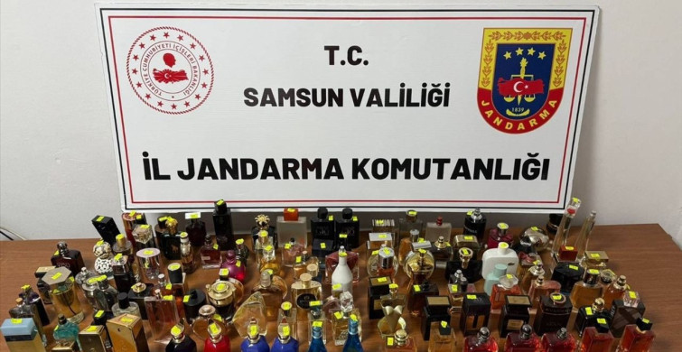Samsun'da Gümrük Kaçağı Parfüm Operasyonu