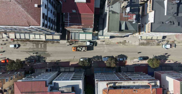Samsun'da İstiklal Caddesi'nde Yenileme Çalışmaları Başladı