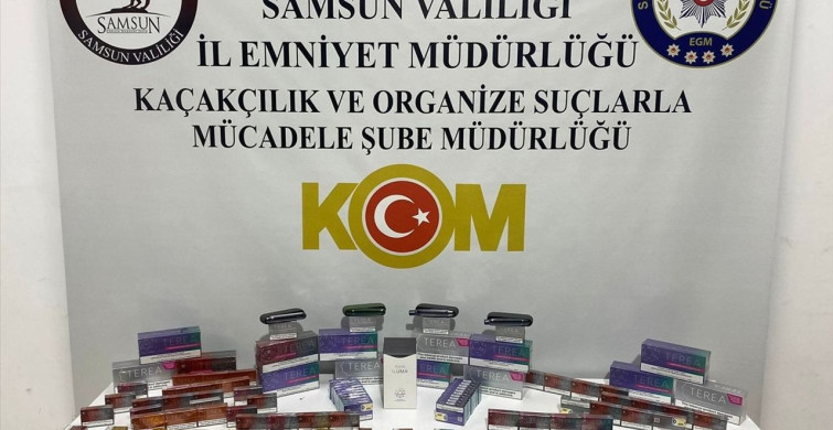 Samsun'da Kaçak Tütün ve Elektronik Sigara Operasyonu
