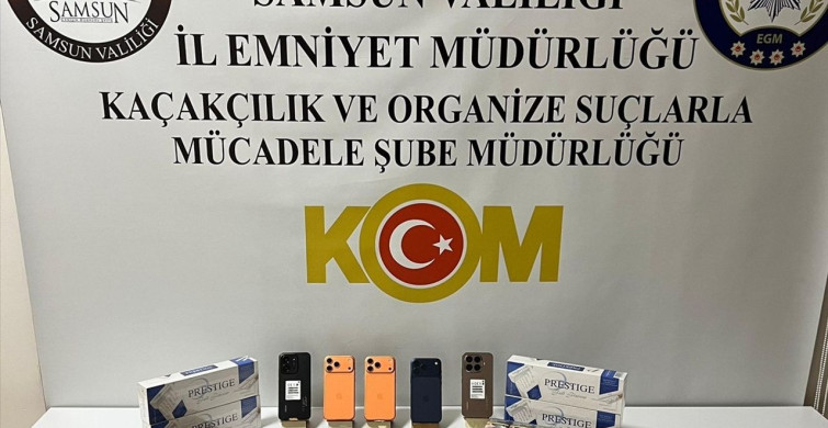 Samsun'da Kaçakçılık Operasyonu: 3 Zanlı Gözaltında