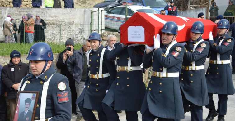 Samsun'da Kıbrıs Gazisi Mehmet Koç'un Cenazesi Törenle Uğurlandı