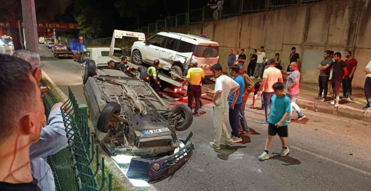 Samsun'da kontrolden çıkan otomobil takla attı: 2 yaralı